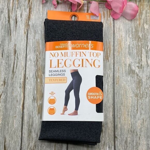 Women’s No Muffin Top Twill Seamless Shaping Textured Leggings Size XS - Picture 1 of 7